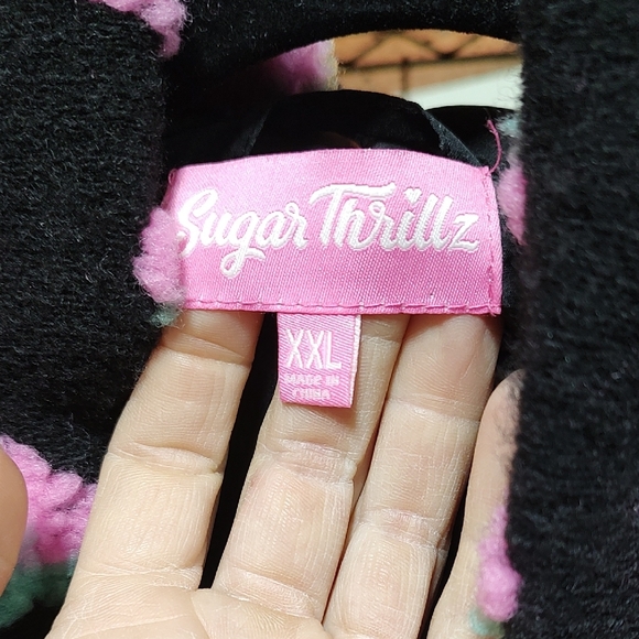 Sugar Thrillz Hooded Jacket with Strawberry - Picture 2 of 5